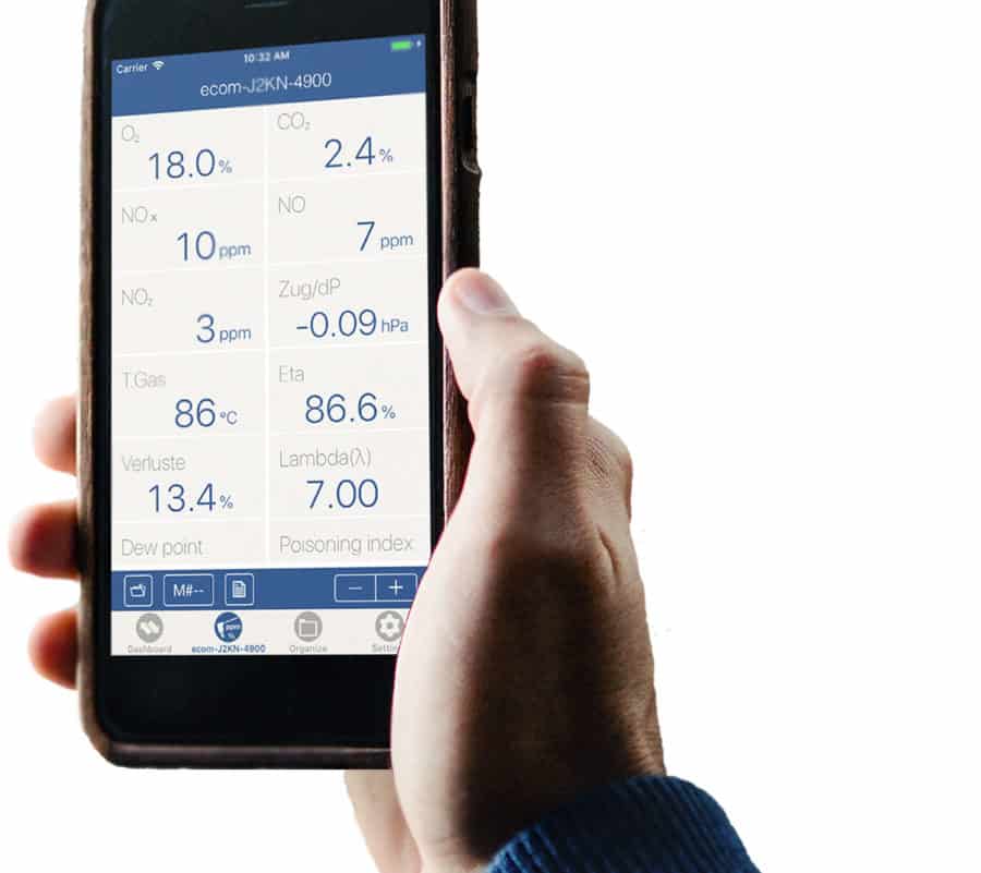 ecom Web App auf iPhone