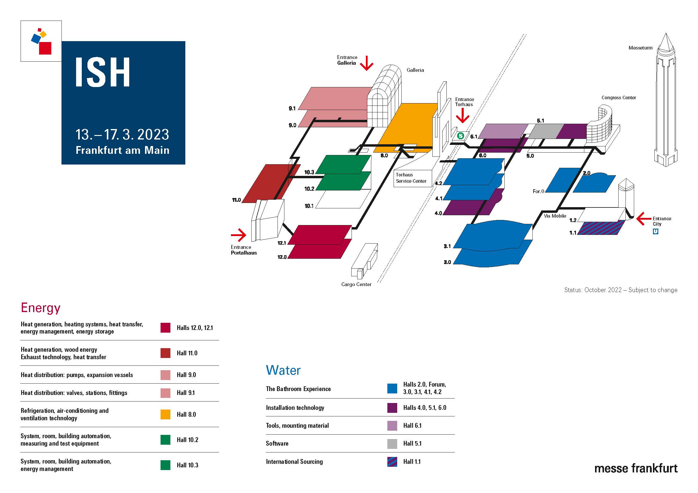 Hall Plan ISH 2023