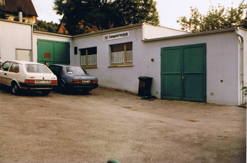Die Gründergarage von damals rbr Computertechnik