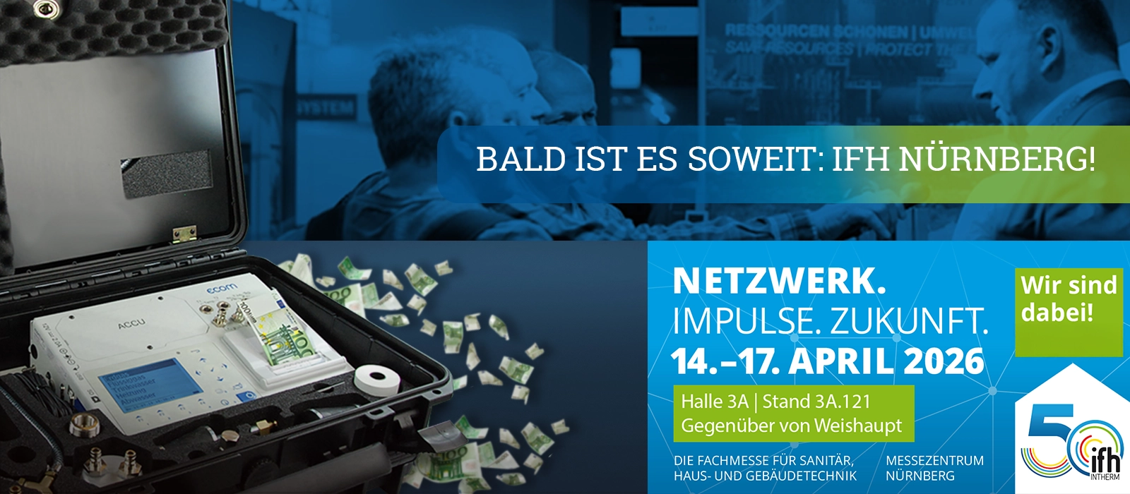 ecom auf der ifh Nürnberg, Halle §A Stand 3A.1221